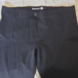 Betabrand Classic Black Trousers
